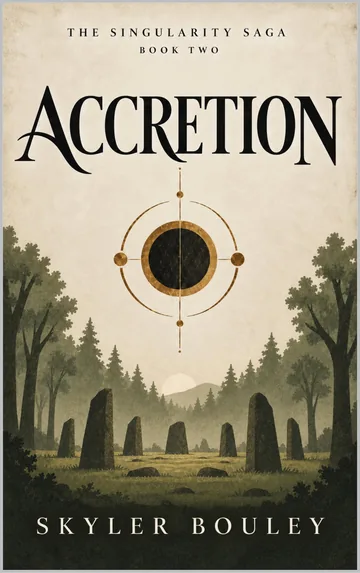 Accretion by Skyler Bouley, Science Fiction book cover