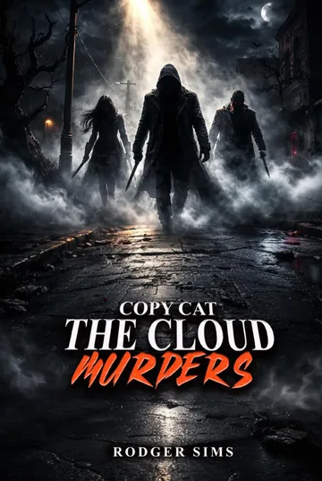 Copycat: The Cloud Murders by Rodger Sims, Crime Mystery book cover