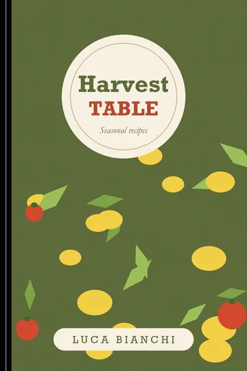 Harvest Table by Luca Bianchi, Cookbook book cover