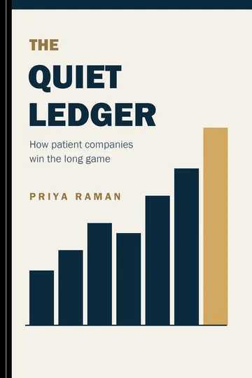 The Quiet Ledger by Priya Raman, Business book cover
